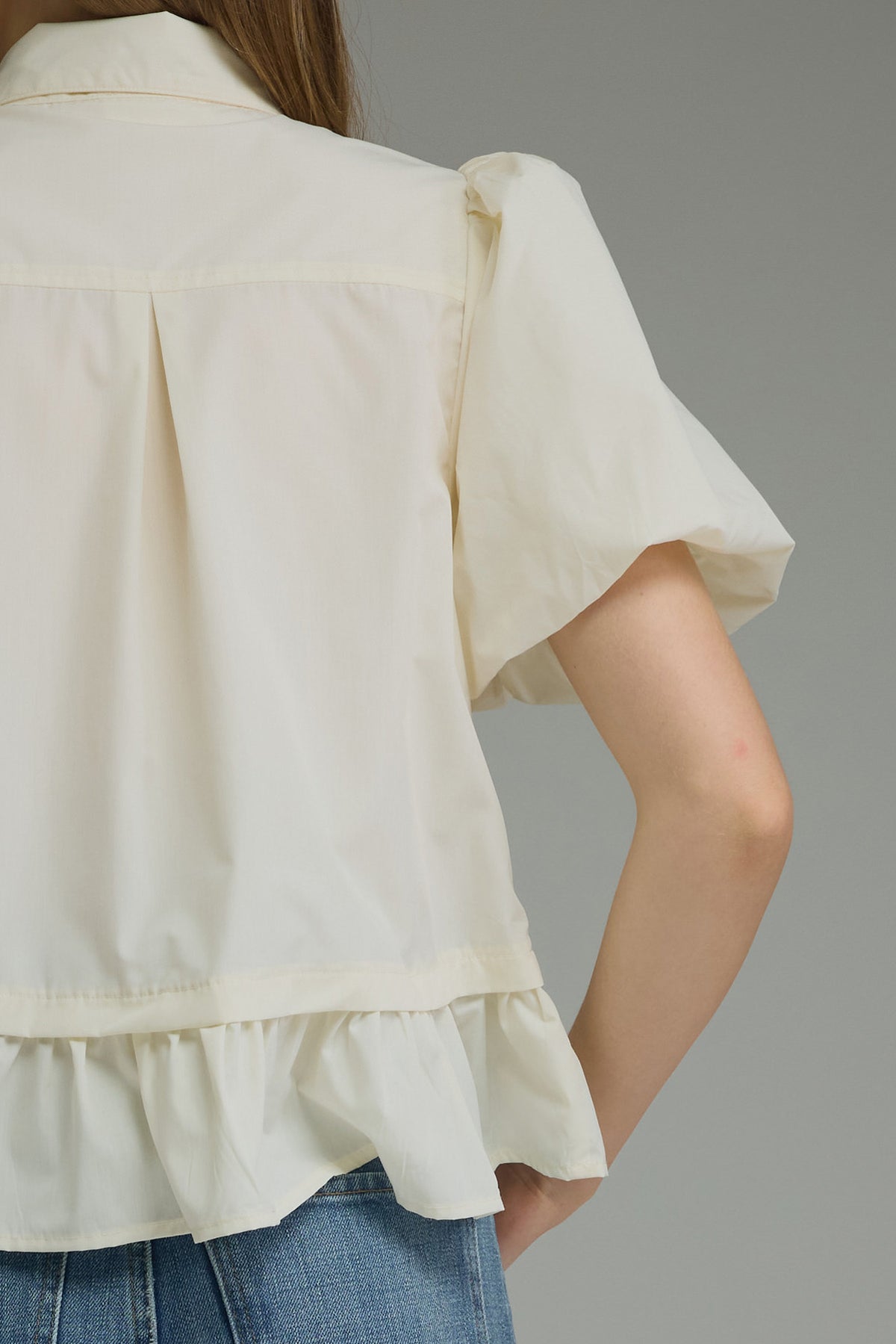 Scarf Neck Tie Blouse
