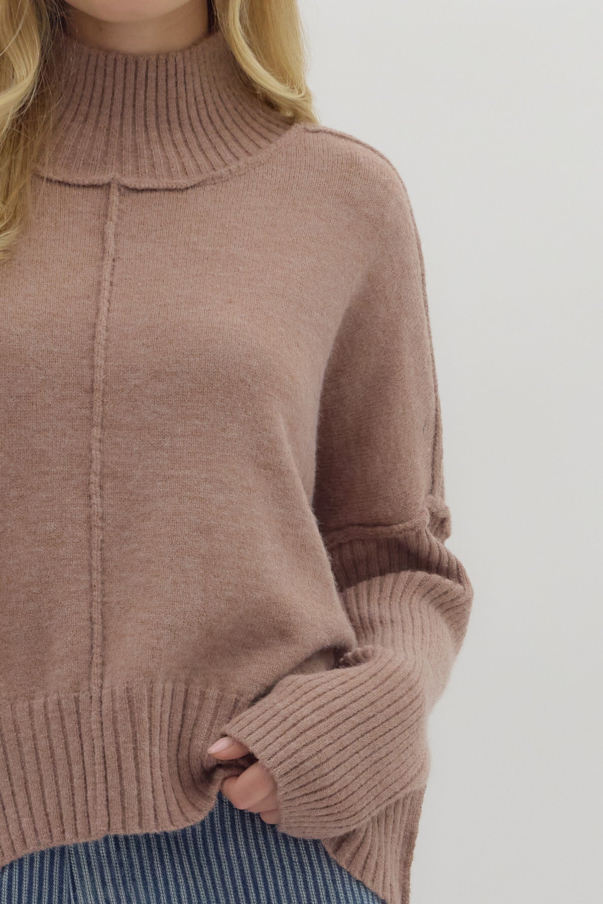 Exposed Seam Pullover