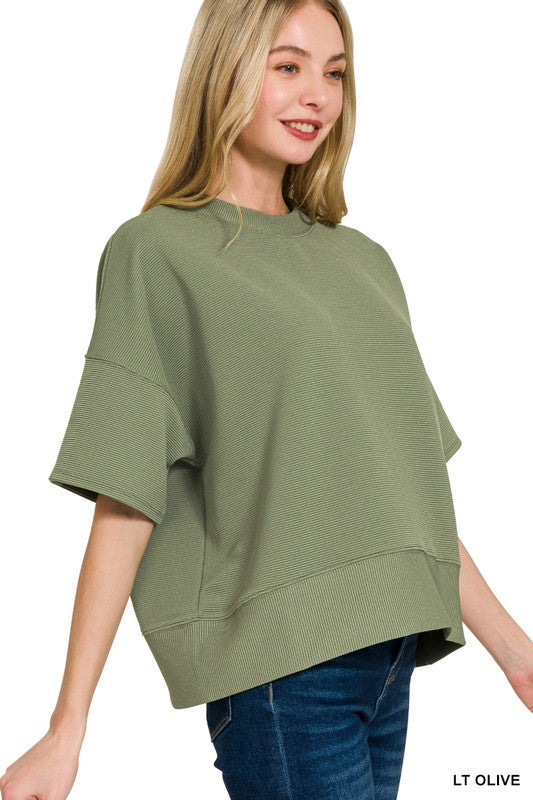 Basic Ribbed Tee