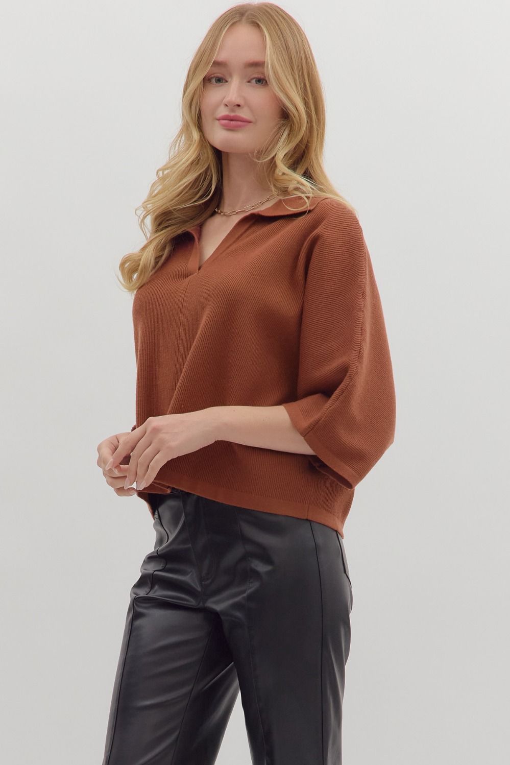 Basic Collared Top