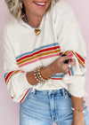 Stripe Hooded Sweater
