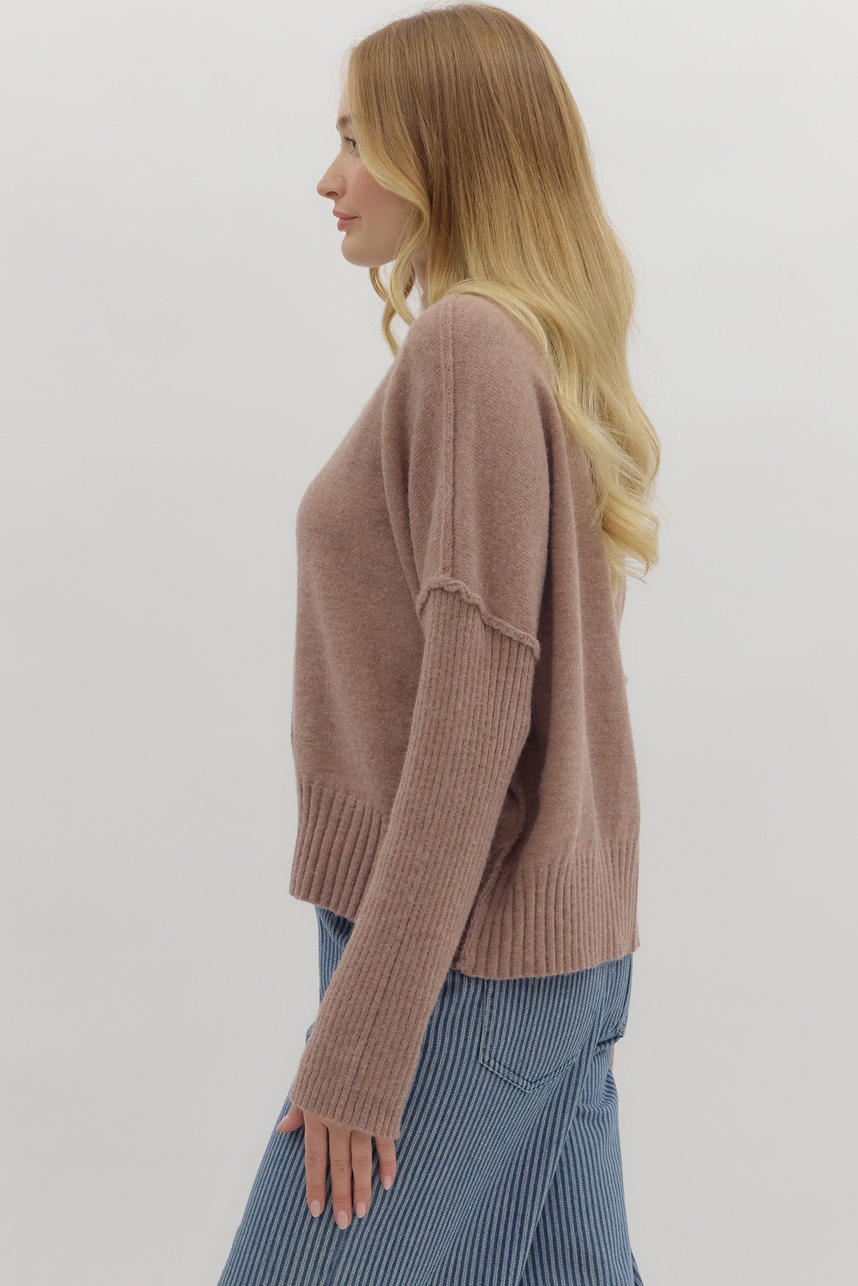 Exposed Seam Pullover