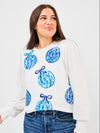 Kelly Blue Ornament Sweatshirt