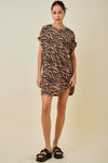 Tiger Print Mini Dress