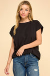 Stretchy Cap Sleeve Tee