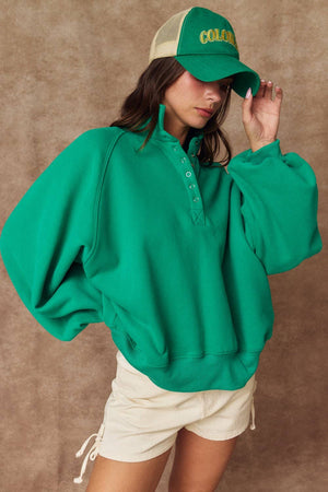 Piper Snap Button Collared Sweater