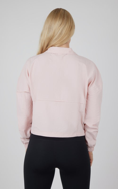 Woven Half Zip