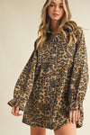 Denim Leopard Dress