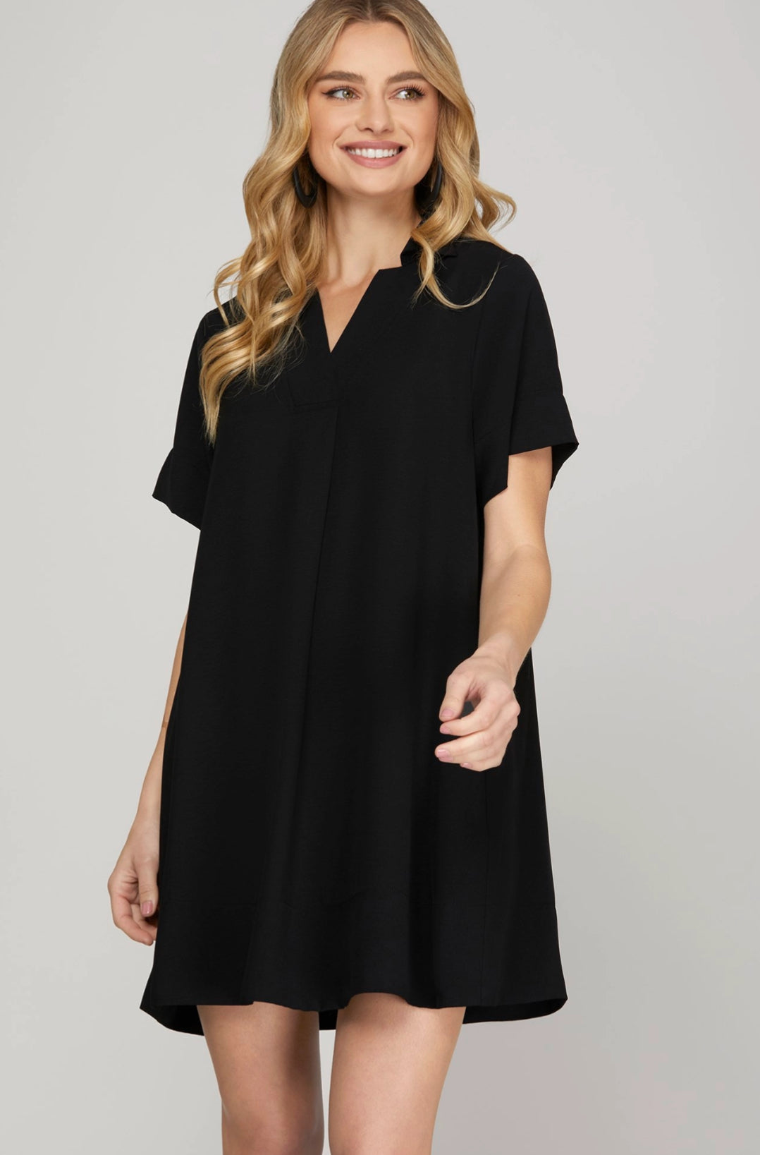 Collared Mini Dress