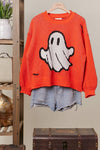 Halloween Spooky Face Ghost Knit