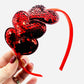 Sequin Heart Headband