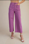 Crop Scalloped Pant