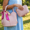 Twilly Scarf Vegan Leather Tote Set