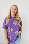 Game Day Tigers Sequin Top