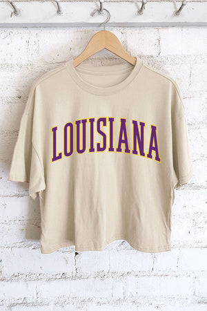 Louisiana Puff Crop Tee