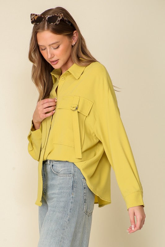 Pocket Button Down Shirt