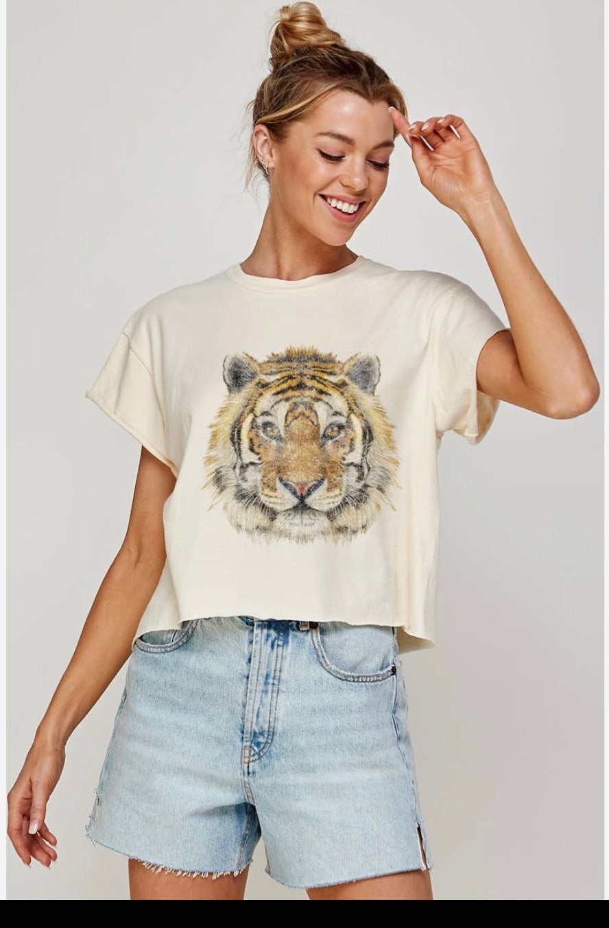 Tiger Head Vintage Tee