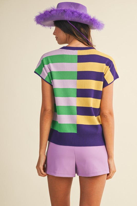 Multicolor Stripe Knit