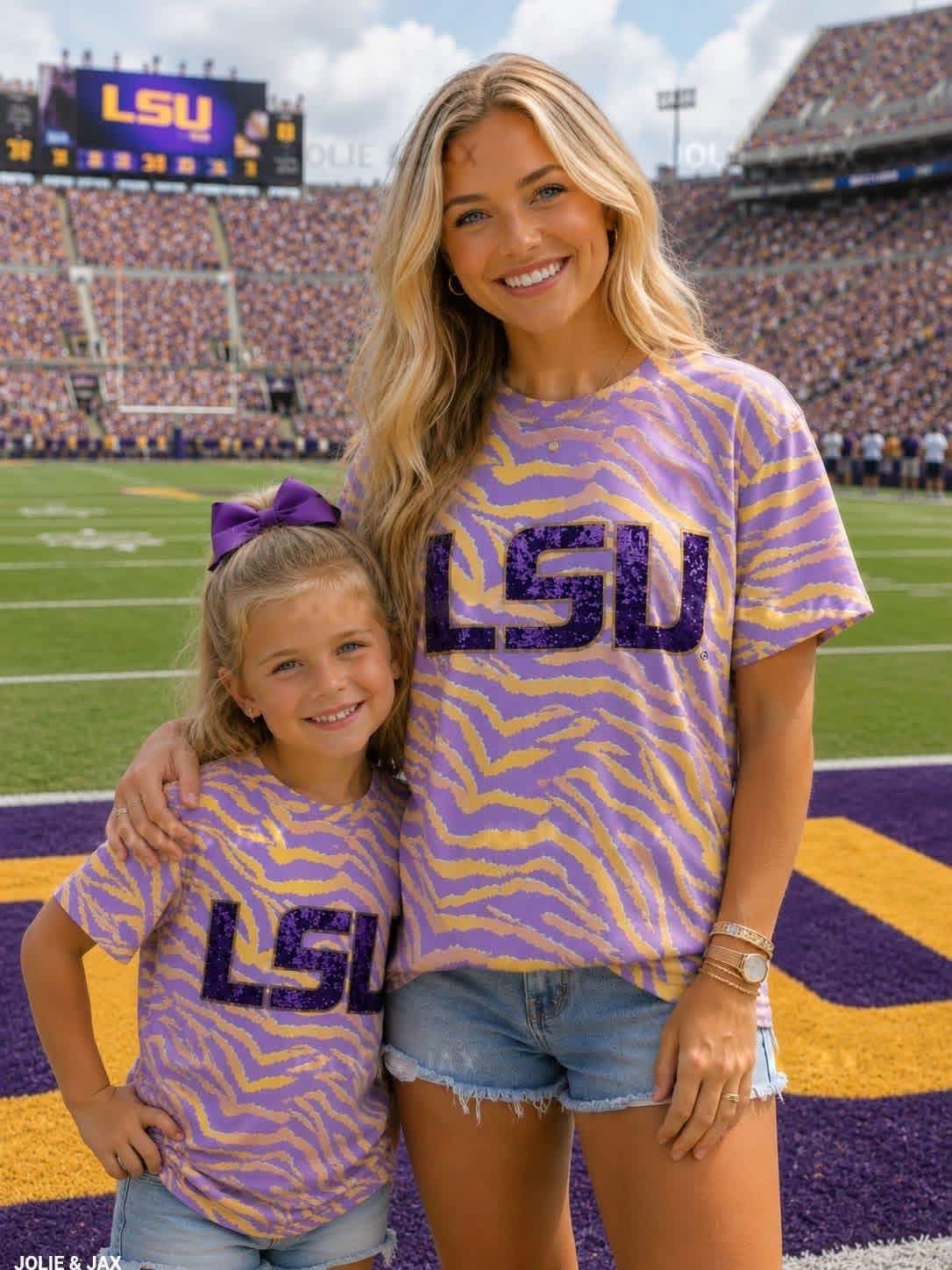 Tiger Stripe LSU Tee (Pre Order - end of July)