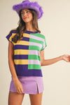 Multicolor Stripe Knit