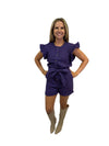 Gameday Denim Romper
