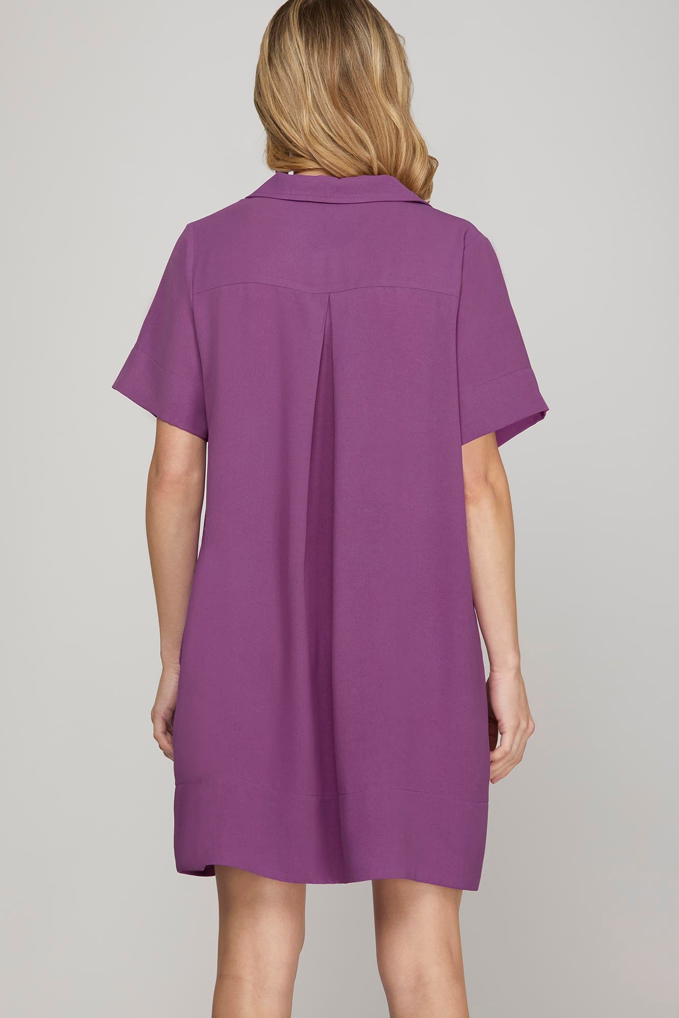 Collared Mini Dress