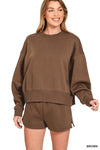 Fleece Pullover & Shorts Set