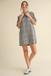 Zebra Print Pocket Dress