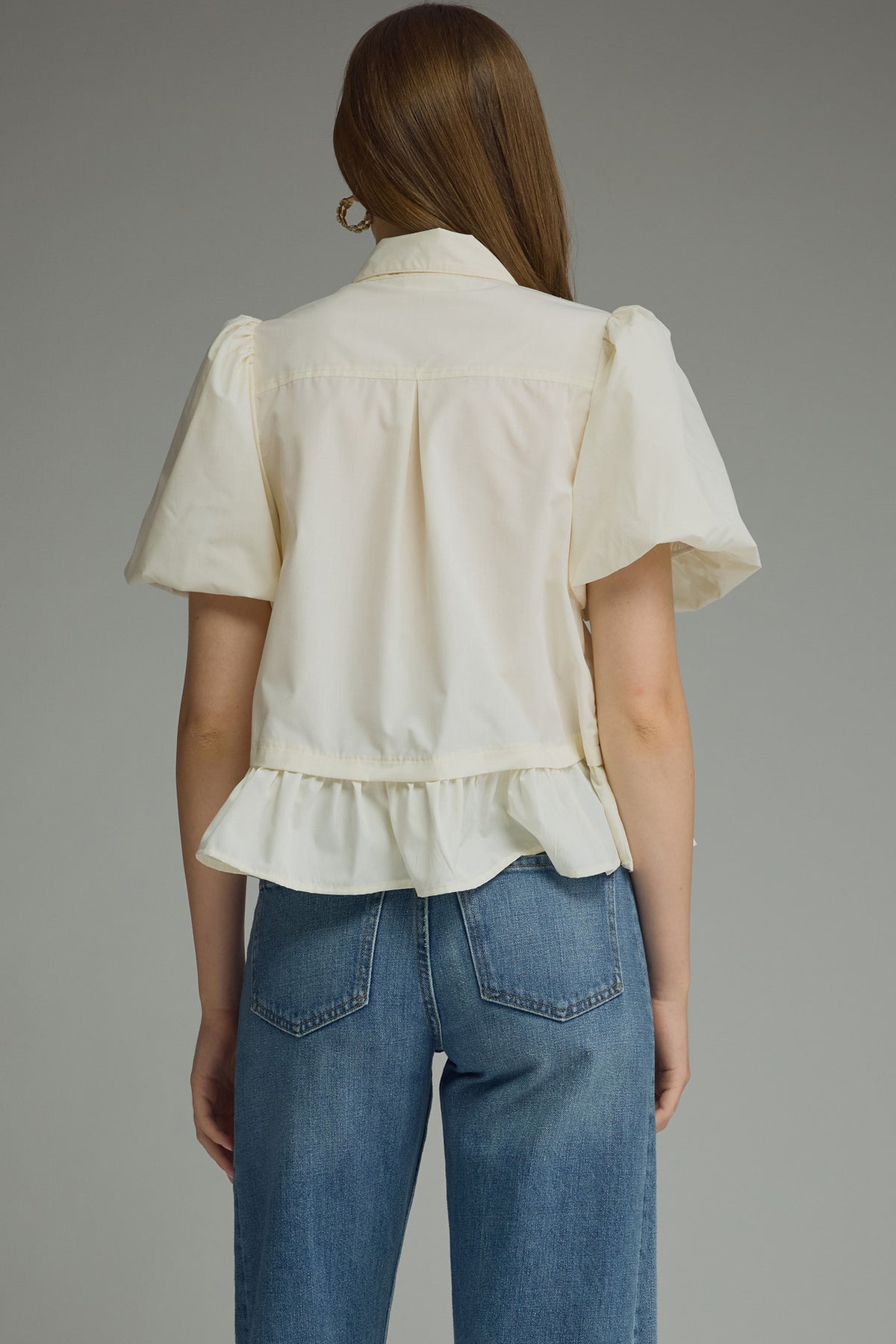 Scarf Neck Tie Blouse