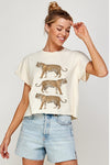 Triple Tiger Vintage Crop