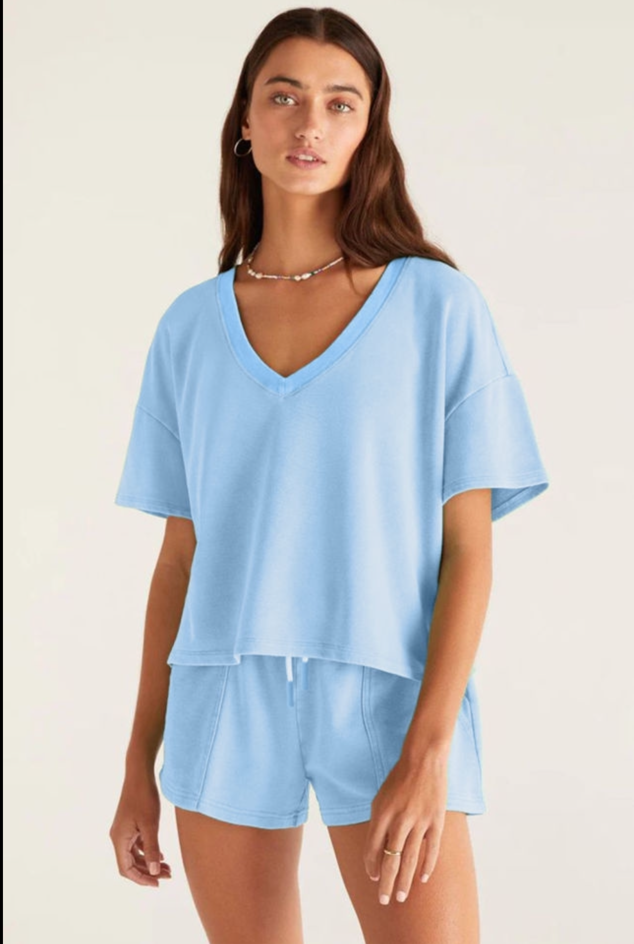 Drop Shoulder Tee & Short Set