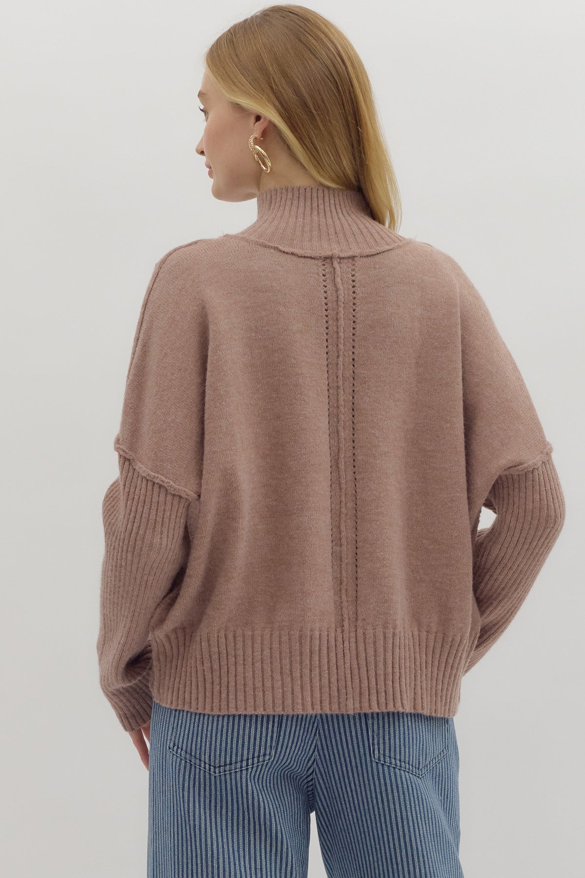 Exposed Seam Pullover