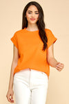 Stretchy Cap Sleeve Tee