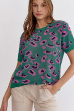 Load image into Gallery viewer, Leopard Knit Top
