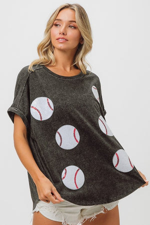 Short Sleeve Baseball Patch Tee