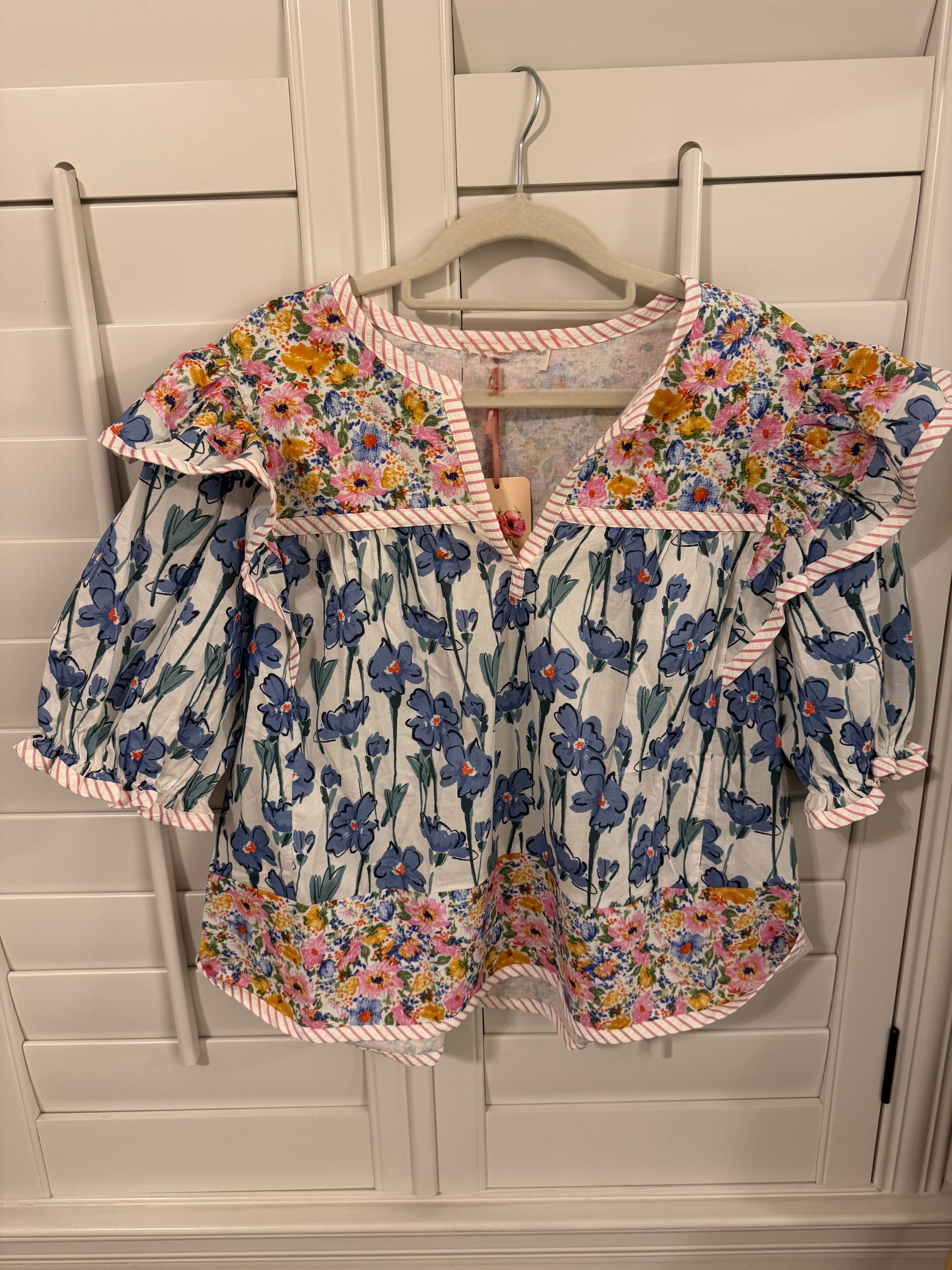 Multi Print Blouse