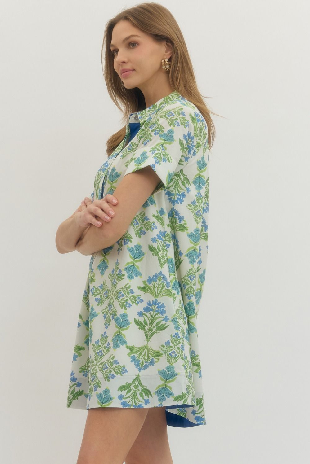 Floral Bright Mini Dress