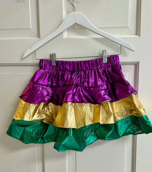 Metallic 3 Tier Skirt