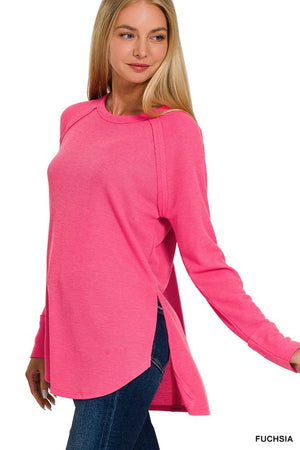 Waffle Long Sleeve Top