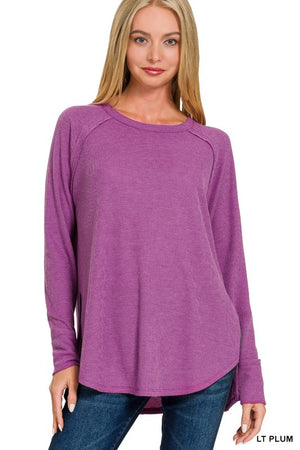 Waffle Long Sleeve Top