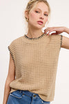 Crochet Knit Sleeveless