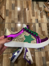 Load image into Gallery viewer, Mardi Gras Sneakers
