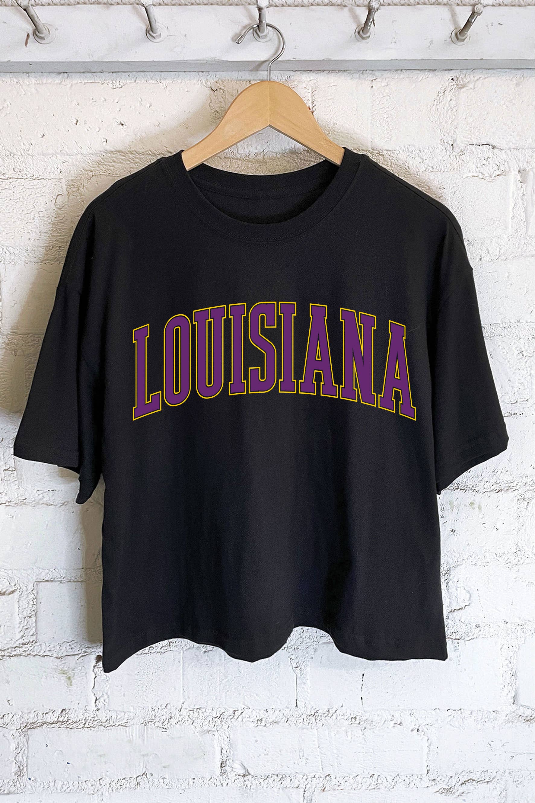 Louisiana Puff Crop Tee