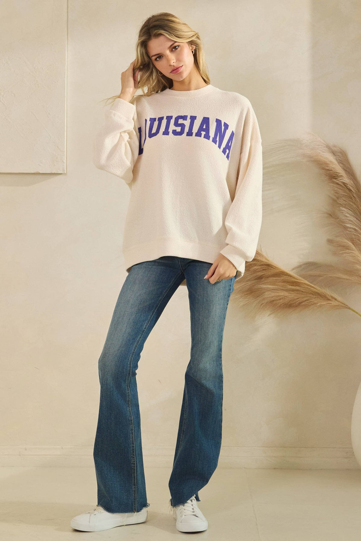 Louisiana Knit Sweatshirt