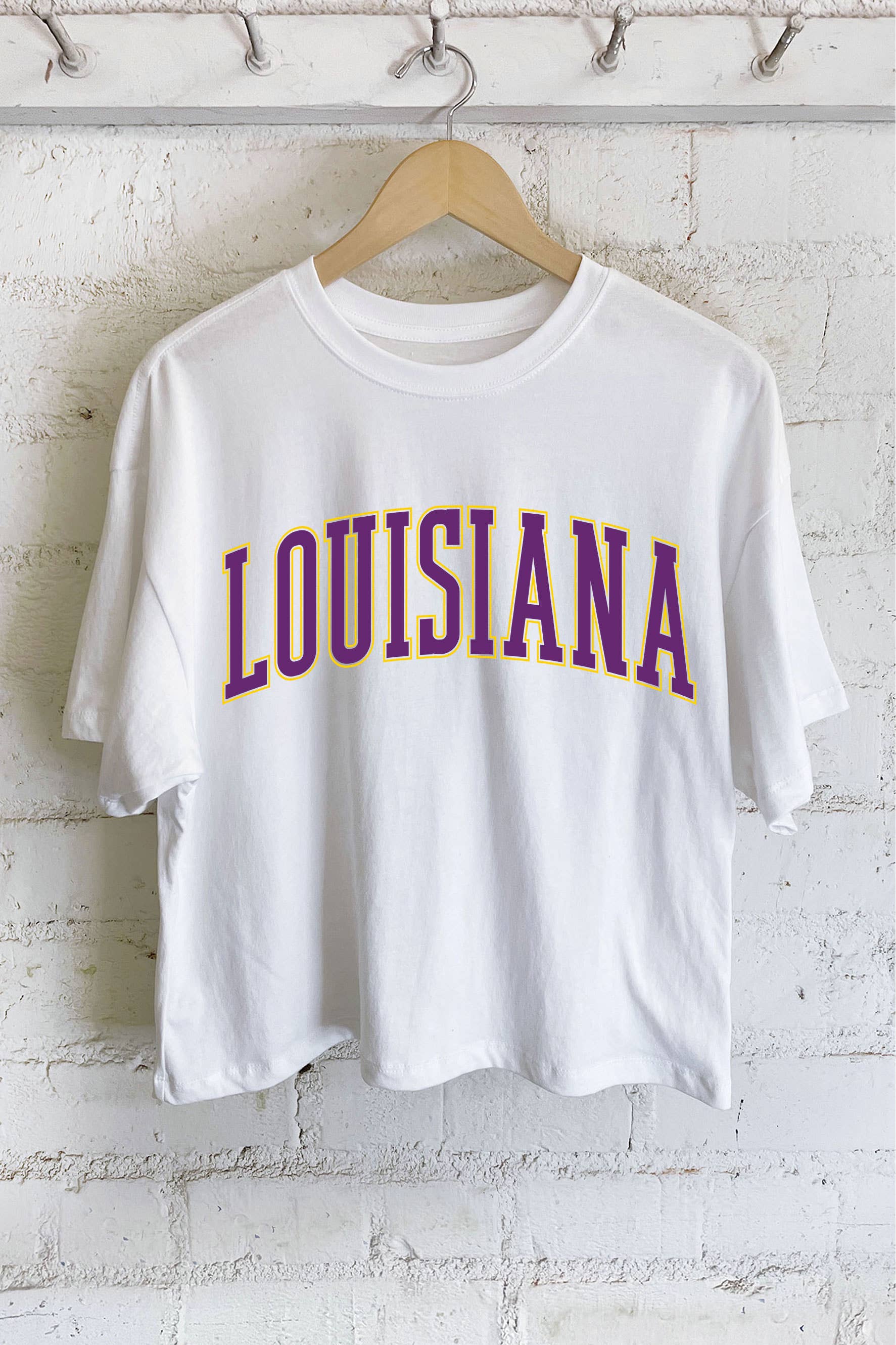 Louisiana Puff Crop Tee