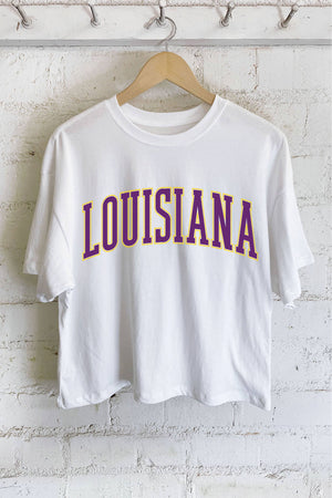 Louisiana Puff Crop Tee