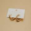 Oval Hoop Earrings - WATERPROOF
