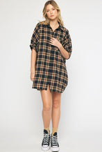 Load image into Gallery viewer, Button Down Flannel Dress
