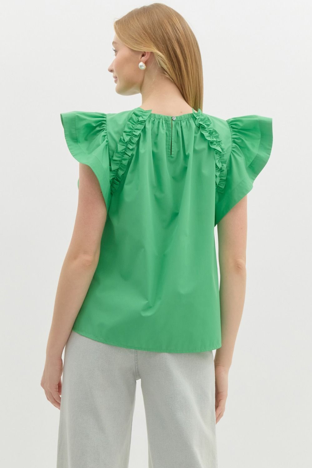 Solid Flutter Sleeve