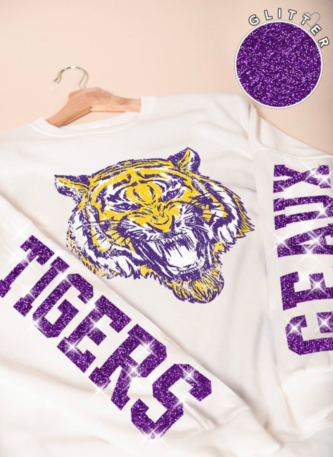 LSU Tigers Oversized Sweatshirt